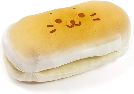 Amazon しろたん もちもち パンクッション はさめる こっぺパン ふわもち コッペパン型 クッション ぬいぐるみ おもちゃ
