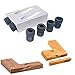Massca Pocket Hole Jig set. 15 Degree. Adjustable 6,8 and 10mm.Ultra Resistant Aluminum. Perfect for Joinery Woodworking DIY Carpentry Projects.
