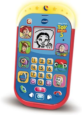- Toy Story 5 Teléfono Educativo, Juguetes Electrónicos Niños +3 Años