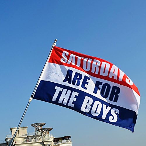 Saturdays Are For The Boys Flag - 3x5 FT Banner 90x150 cm Sport Outdoor Flag College Fraternity Banner (Boys Flag)