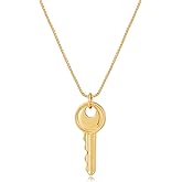 MIJENITI Gold Silver Key Necklace for Women Dainty Key Necklaces Fashion Summer Jewelry