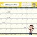 Orange Circle Studio 2017 Magnetic Monthly Calendar Pad, Mom's Do It All (18524)
