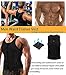 Men Sauna Sweat Vest Waist Trainer Hot Neoprene Sauna Suit Corset Body Shaper Zipper Tank Top Workout Shirt (Black,XL)