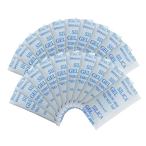 10-gram [50 Packs] Silica Gel Packets, Desiccant Packs for Moisture ...