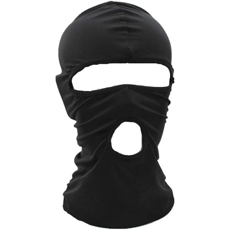 Amazon.com: Qianyu 2 Pcs Full Cover Elastic Mask Black Breathable