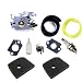 Carburetor & Fuel Line & Fuel Filter for Husqvarna Trimmer 123 223 323 325 326 327 123L 223L 323L 325L 326L 327L 503283401 588171156 Zama C1Q-EL24