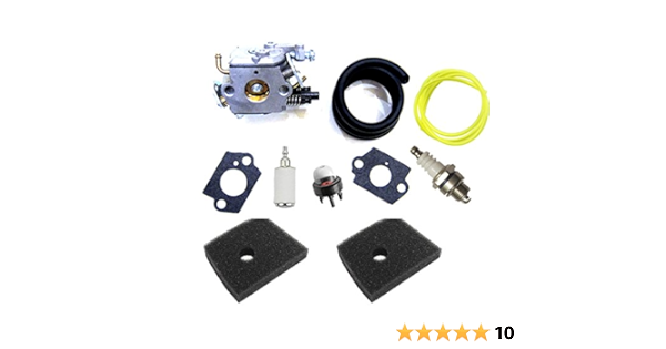 Hqparts Carburetor Fuel Line Fuel Filter Compatible With Trimmer 123 223 323 325 326 327 123l 223l 323l 325l 326l 327l Compatible With Zama C1q El24 Garden Outdoor Amazon Com