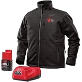 Milwaukee Electric Tools 2395-L M12 Cordless Black Heated Jacket, Size XL
