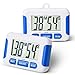 Mudder 2 Pack Magnetic Digital Cook Kitchen Timer with Loud Alarm and Big Screen (Blue)