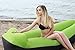 Inflatable Lounger Chair with portable carry bag for various uses (Green sofa N)