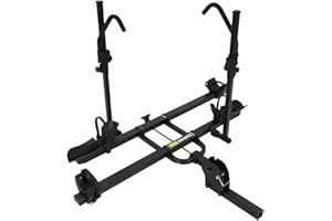 2-Bike Hitch Rack for Ebikes & Fat Tires, 200LBS Capacity Tilt Fold Bike Carrier, Fits 2” Receiver for Cars SUV Trucks RVs