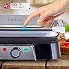 NETTA-Panini-Maker-Health-Grill-Sandwich-Toaster-Panini-Press-2-Slice-Non-Stick-Grill-Plates-1500W-Stainless-Steel NETTA Panini Maker & Health Grill - Sandwich Toaster, Panini Press - 2 Slice Non-Stick Grill Plates – Built-In Fat Tray…