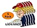 5-Pack Trump Pissing on Liberals Bumper Sticker Decal 2024 Make America Great Again TP-1