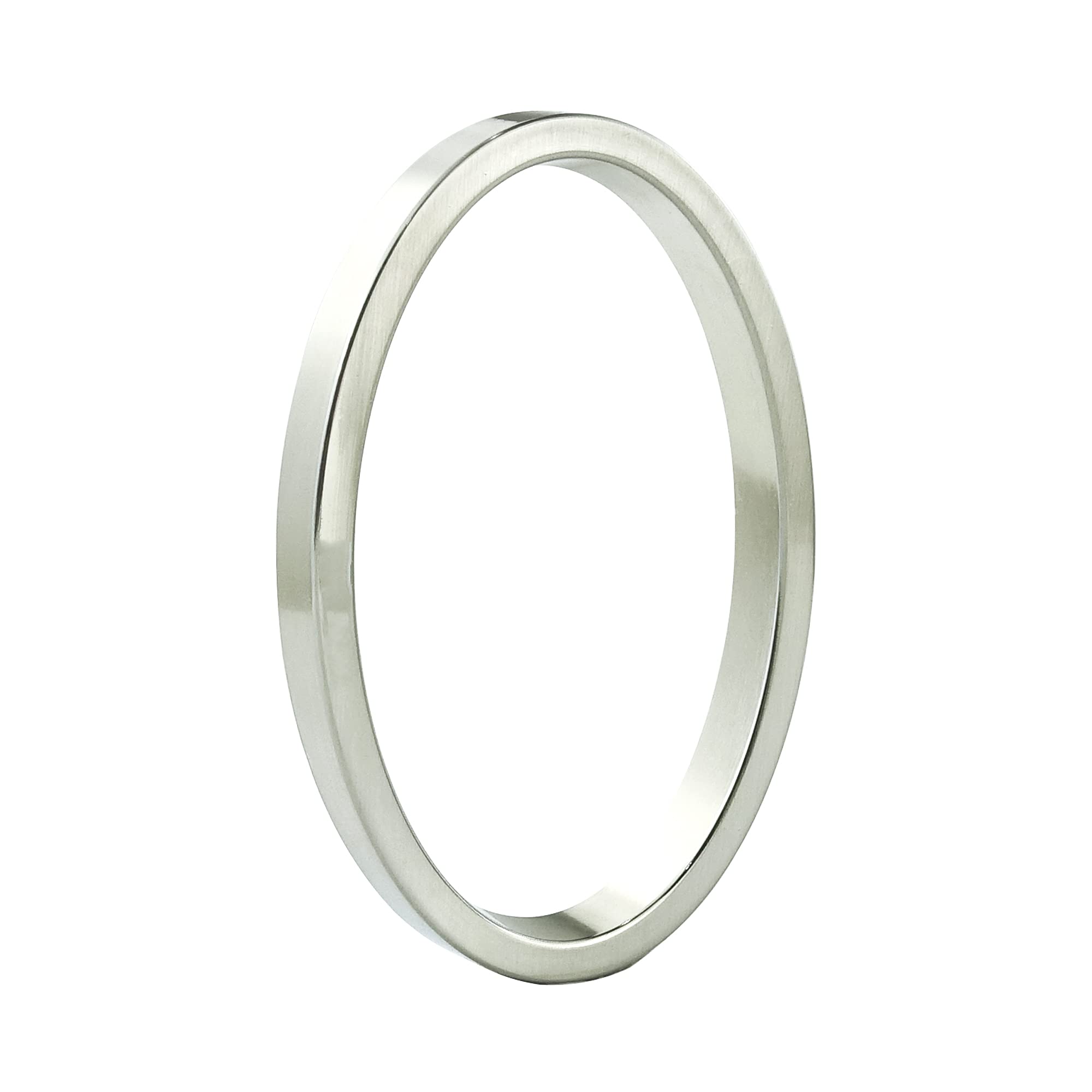 HASWARE Floating House Number Sign: 5 inch Modern Door Signage - Striking for Street Home Address Numerals (0, Silver)