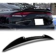 DriftX Performance, Trunk Spoiler fit for Compatible with 2018-2023 Kia Stinger W-Power Pearl Black V-Style Duckbill Trunk Lid Spoiler