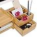 Bamboo Monitor Stand Riser with Storage,Desktop Computer Monitor Stand with Drawer for Home & Office Desktop Organizer,2-Tierthumb 4