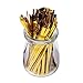 Sago Brothers 200pcs 4 Inches Metallic Twist Ties (Gold)