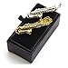 ZUNON Saxophone Tie Clips Sax Tie Bar Tacks Mens Silver Golden Tone Music instrument Tie Clasps Musician Gifts