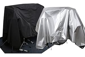 Drum Set Dust Cover 420D Polyester Electronic Drum Kit Water-Resistant Covers UCARE Anti UV Drum Sets Accessories 80" x 108" 