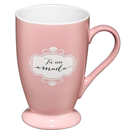 Taza rosada «Tu eres amada» - Sal. 118:29
