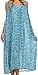 Sakkas Adele Sequin Embroidered Scoop Neck Sleeveless Dress / Cover Up