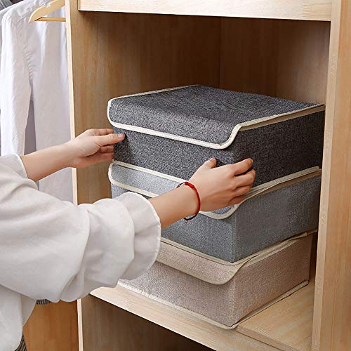 heaven2017 Multi-Slot Bra Underwear Socks Clothes Folding Storage Organizer Box Container Coffee - Thumbnail 2