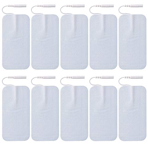 10 Pieces Large Electrode Pads for TENS Unit Replacement Pads for TENS