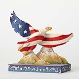 Jim Shore HWC by Enesco Patriotic Flag Eagle Figurine