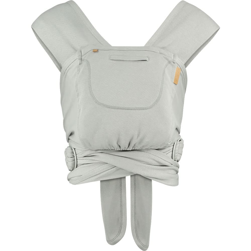 Close Caboo - Organic Cotton Adjustable Baby Carrier in Grey - Sustainable & Soft for Infants and Toddlers - One Size