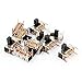 Uxcell a15062200ux0749 3 Position 2P3T 8 Pin PCB Panel Mini Micro Right Angle Slide Switch, 10 Piece