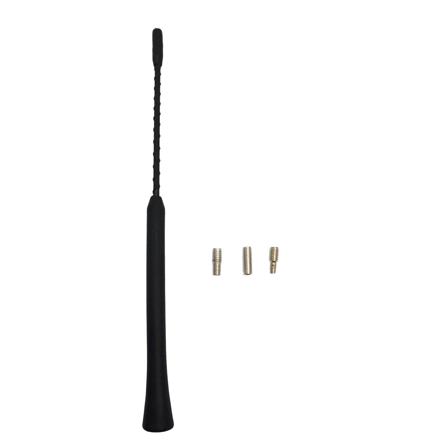 TAKPART Universal Flexible Anti Noise Black Bee-sting Antenna Arial Replacement