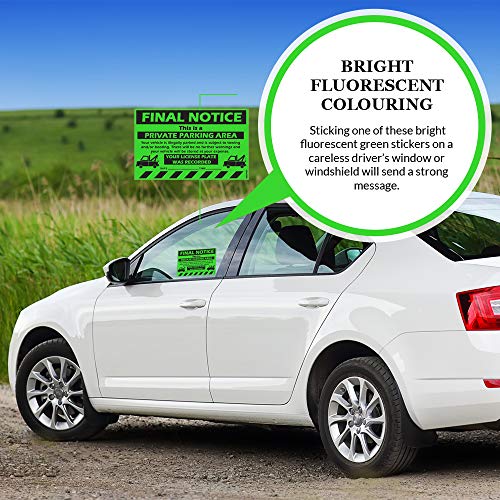 MESS Parking Violation Stickers Hard to Remove 50 Final Notice Tow