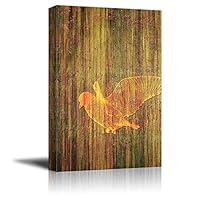 Canvas Wall Art Abstract Animal Lines Art Canvas Prints Home Artwork Decoration for Living Room,Bedroom - 12x18 inches