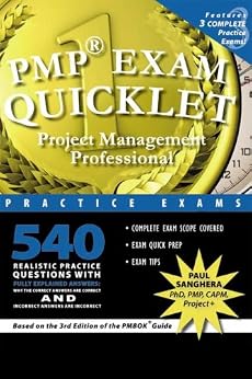 Amazon Com Pmp Exam Quicklet Project Management