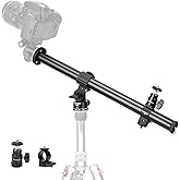 Koolehaoda Tripod Extension Arm,16.5" / 42cm Horizontal Center Column Tripod Extension Arm 360° Rotating Base for Overhead Ph