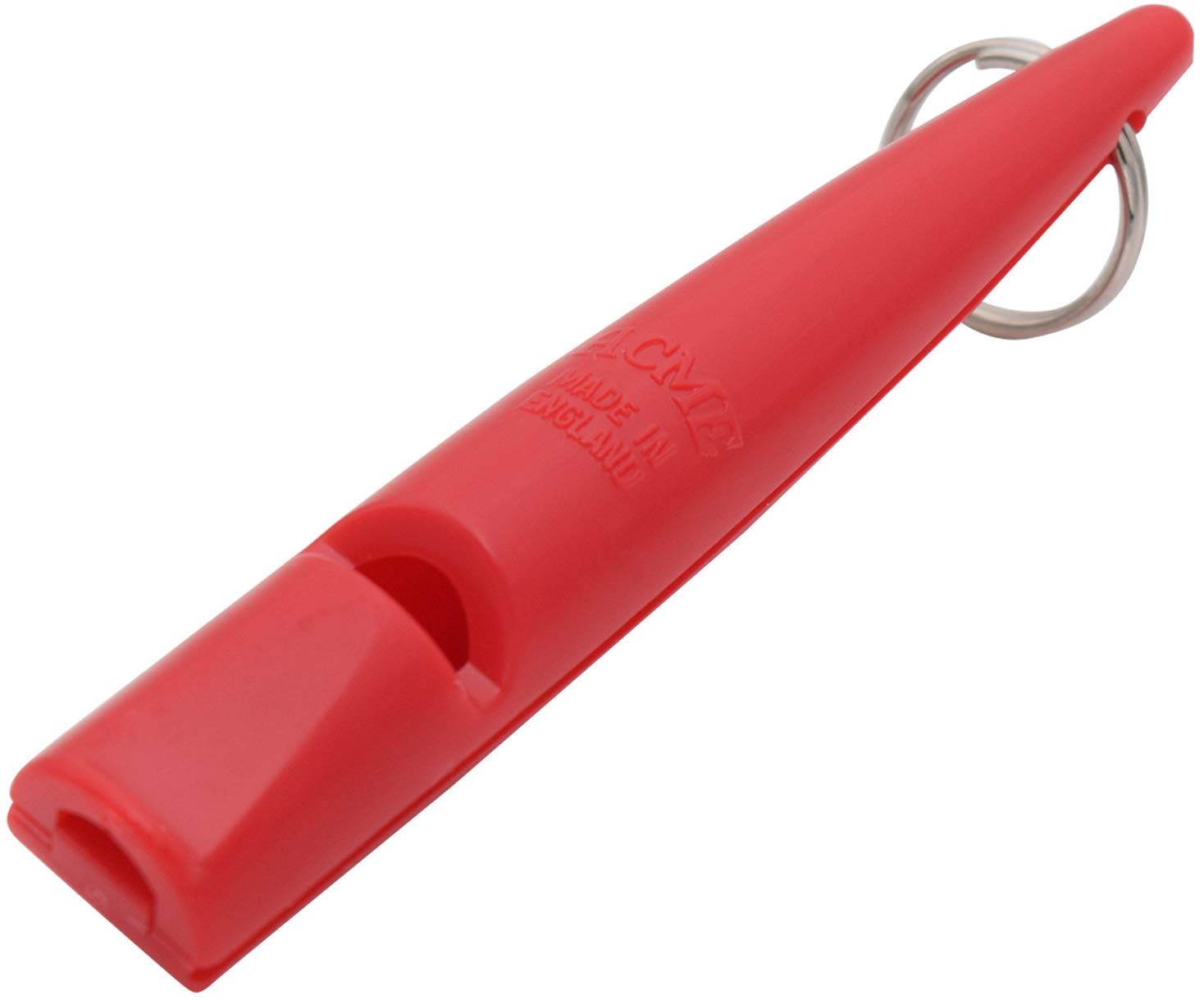 ACMEThe Dog Training Whistle Number 211.5 Medium High Pitch, Single Note | Good Sound Quality, Weather-Proof Whistles | Designed and Made in The UK (Carmine Red)