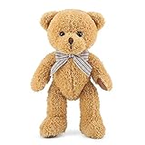 Blppldyci Teddy Bear Stuffed Plush Toys Animals Super Soft Plush Bear Toy Baskets for Christmas 12.5 inch Light Brown