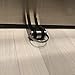 SleekStopper Decorative Stainless Steel Door Stopper with Rubber Treads and Metal Handle