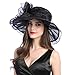 Women’s Organza Church Kentucky Derby Fascinator Tea Party Wedding Hat