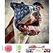 Fundaful DIY Diamond Painting Art Kits For Adults Full Square Drill Dog Paint By Number Shiny Rhinestone Embroidery Cross Stitch Animal Picture American Flag