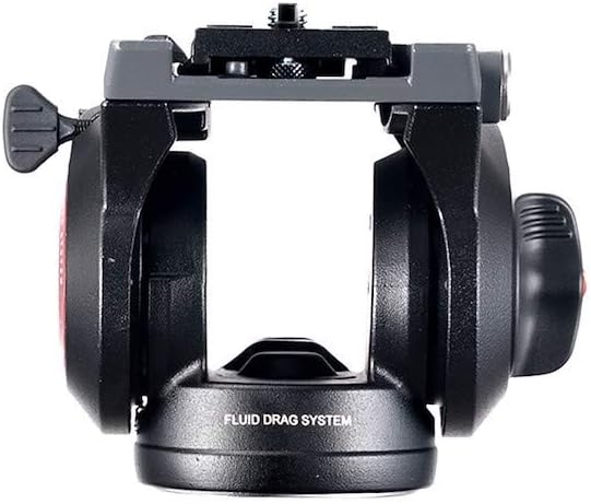 Manfrotto MVH500AH, Lightweight Fluid Video Head with Flat Base, Sliding Plate for Rapid Camera Connection, Supports Multiple Tripods : Professional Video Tripods : Camera & Photo