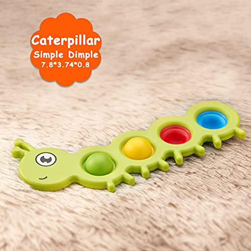 LiKee Simple Dimple Fidget Popper Sensory Toys Push Pop Bubble Pack