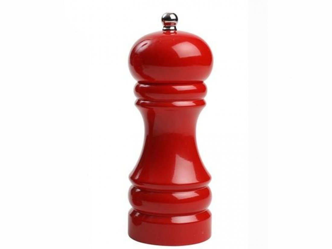 T&G 12105 Classic Capstan Hevea Pepper Mill with Gloss Finish, 40.5 cm, Red — image 1