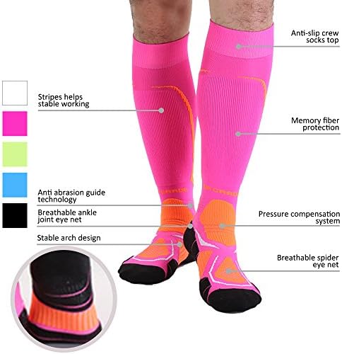 Miss Shanghai Men Compression Socks for Tennis/Basketball Outdoor Sports Athletes