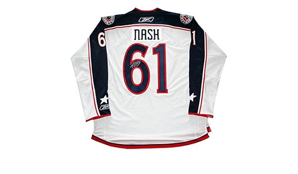 rick nash signed jersey