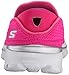 Skechers Performance Womens Go Walk 3 Unfold Walking Shoe, Hot Pink, 7.5 M US