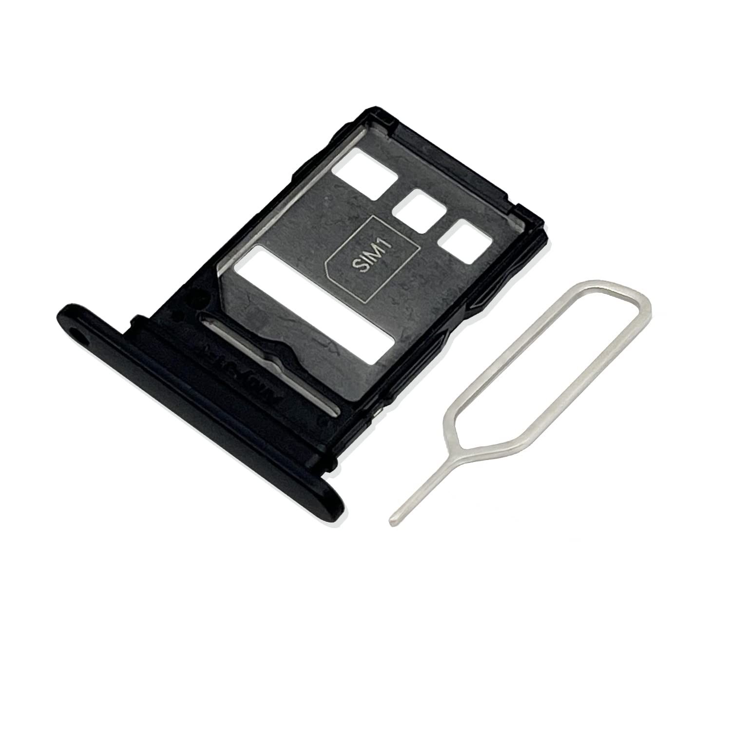 Eonpam Original DUAL SIM Card Slot Tray Holder Replacement for (Honor Magic4 Lite) Incl SIM Pin (Black)