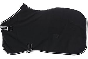 Tough-1 Blanket Liner Miniature Fleece Leg Straps M/L Black 33-400M