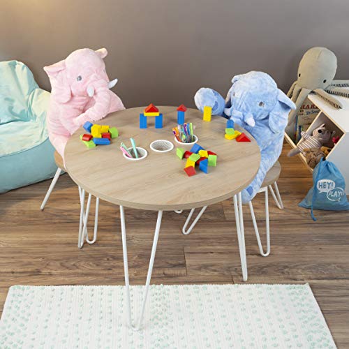 image for Hey! Play! (HEYP0 80-Z0017061006 Wooden Blocks-Classic Building Set wi