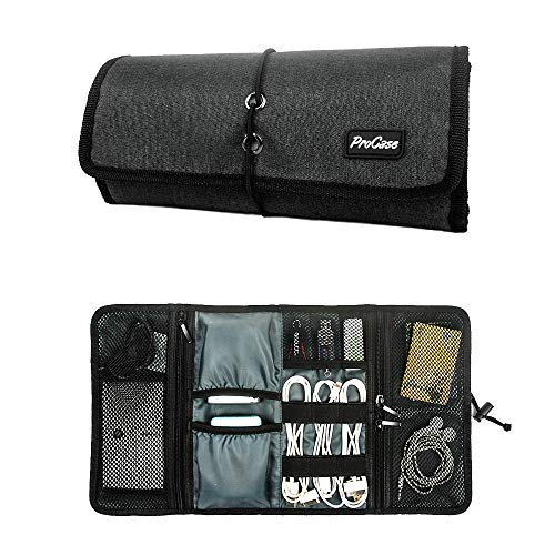 ProCase Electronic Organizer Cord Pouch, Travel Cable Charger Phone